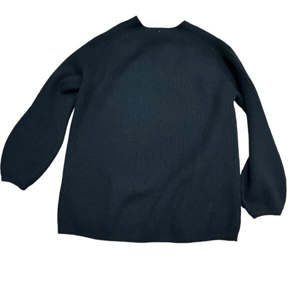 Revolve Cuyana Wool Cashmere Ribbed Balloon Sleeve Sweater - Picture 5 of 12